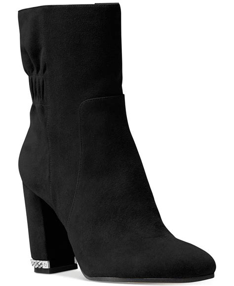 michael michael kors dolores suede booties|Michael Kors isabella ankle boot.